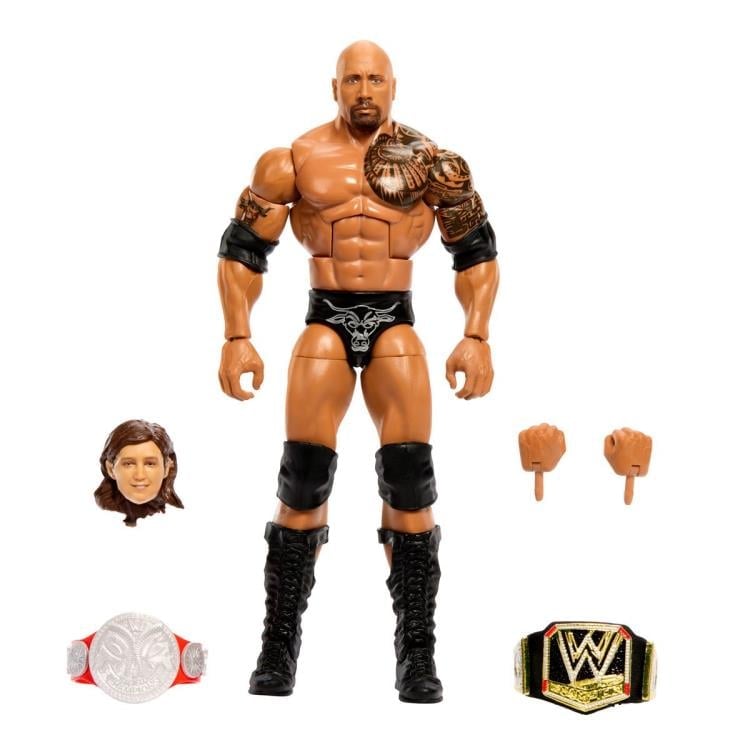 WWE Wrestlemania Elite Collection The Rock (Nicholas 2018 BAF) Gallery Image 7