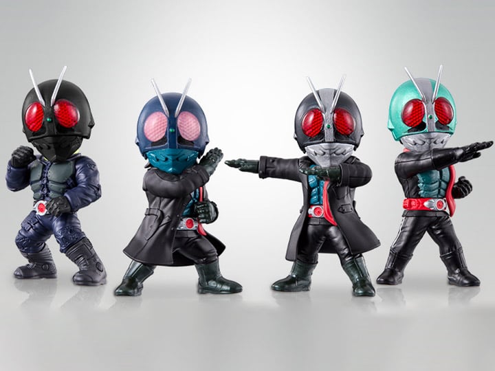 Shin Kamen Rider Converge Motion Batta-Augments Boxed Set of 4 Figures