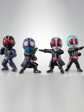 Shin Kamen Rider Converge Motion Batta-Augments Boxed Set of 4 Figures