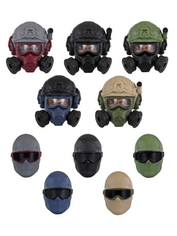 Action Force Tactical Head Gear 1/12 Scale Accessory Set Gallery Image 2