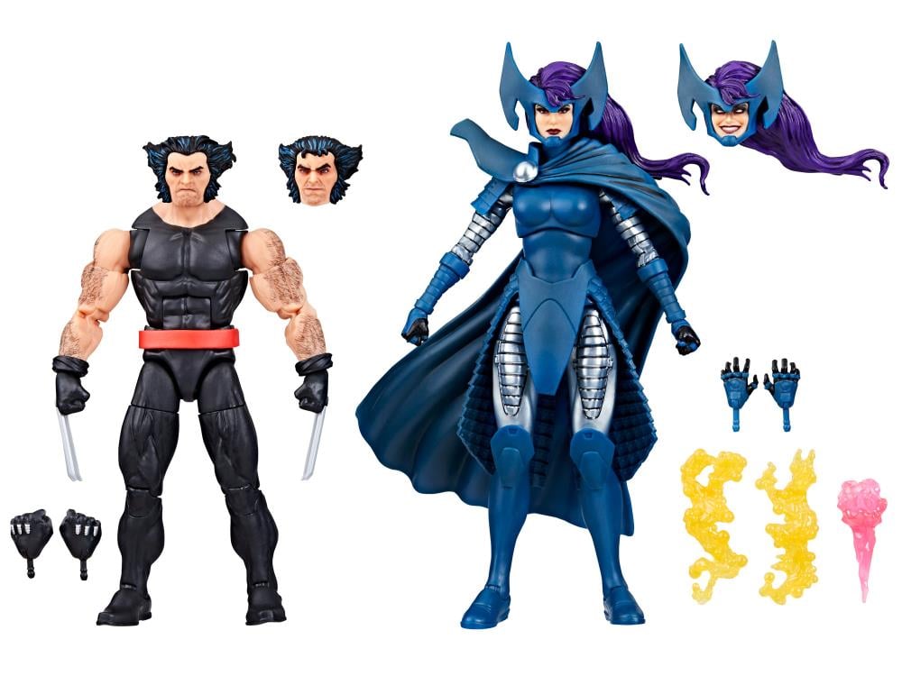 Wolverine 50th Anniversary Marvel Legends Wolverine and Psylocke Action Figure Two-Pack Gallery Image 11