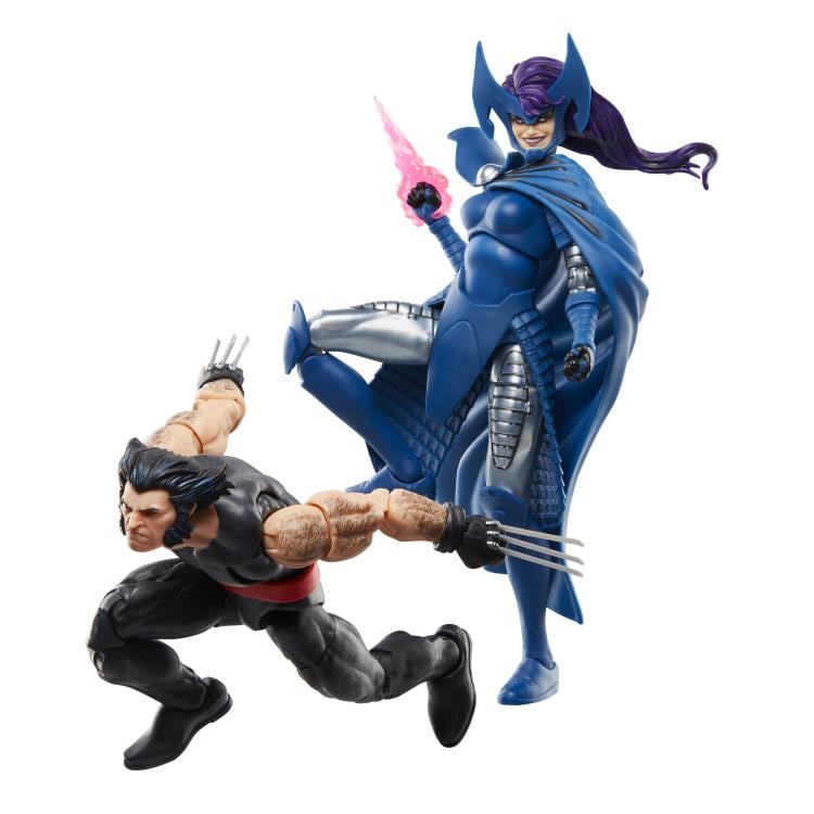 Wolverine 50th Anniversary Marvel Legends Wolverine and Psylocke Action Figure Two-Pack Gallery Image 4
