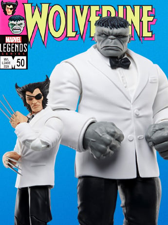 Wolverine 50th Anniversary Marvel Legends Wolverine (Patch) and Joe Fixit Action Figure Two-Pack Gallery Image 2