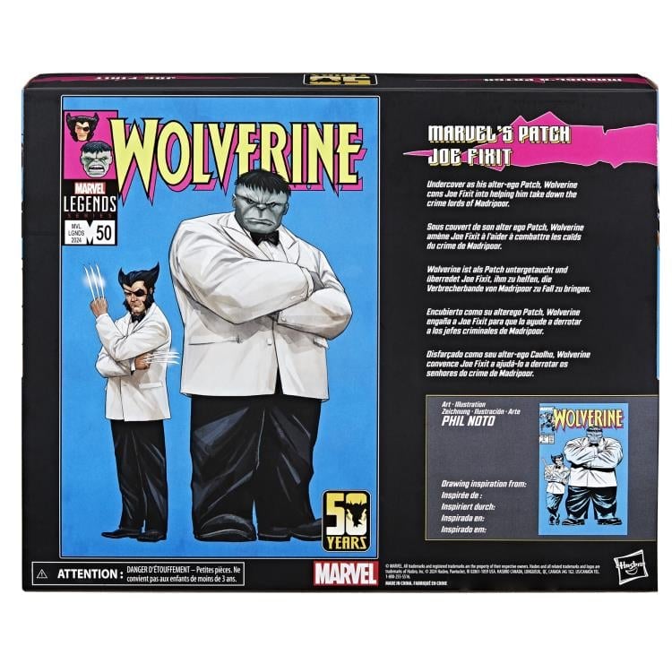 Wolverine 50th Anniversary Marvel Legends Wolverine (Patch) and Joe Fixit Action Figure Two-Pack Gallery Image 14