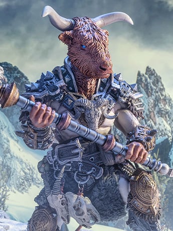 Mythic Legions: Rising Sons Regarionn Ogre-Scale Action Figure Gallery Image 2