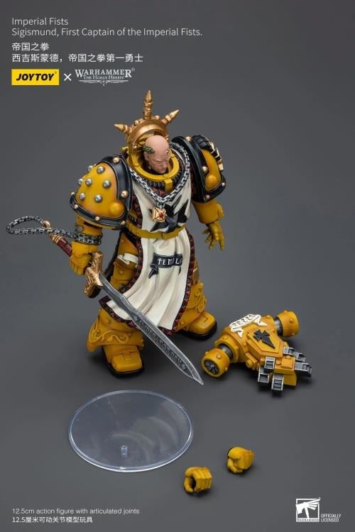 Warhammer: The Horus Heresy Imperial Fists Sigismund First Captain of the Imperial Fists 1/18 Scale Action Figure Gallery Image 11