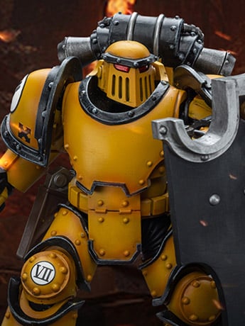 Warhammer: The Horus Heresy Imperial Fists Legion MkIII Breacher Squad Legion Breacher with Lascutter 1/18 Scale Action Figure Gallery Image 2