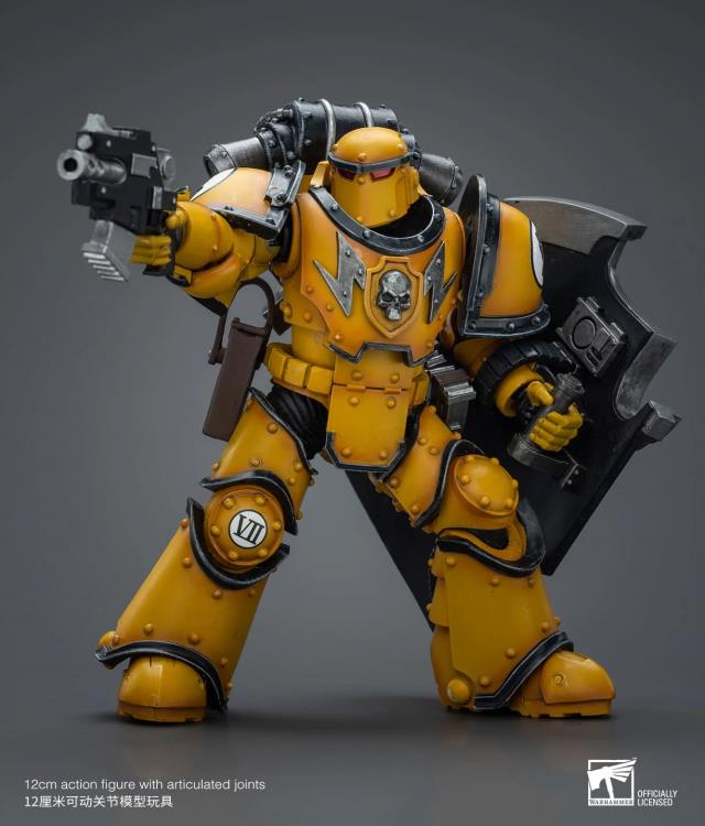 Warhammer: The Horus Heresy Imperial Fists Legion MkIII Breacher Squad Legion Breacher with Graviton Gun 1/18 Scale Action Figure Gallery Image 9