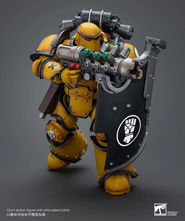 Warhammer: The Horus Heresy Imperial Fists Legion MkIII Breacher Squad Legion Breacher with Graviton Gun 1/18 Scale Action Figure Gallery Image 4