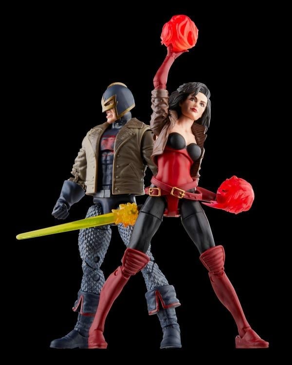 The Avengers 60th Anniversary Marvel Legends Marvel's Black Knight and Marvel's Sersi Action Figure Two-Pack Gallery Image 3