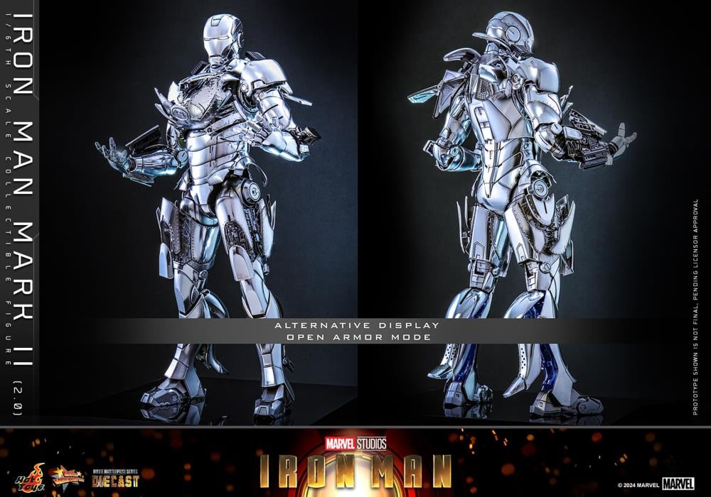 Iron Man MMS733D59 Iron Man Mark II (2.0) 1/6th Scale Collectible Figure Gallery Image 21