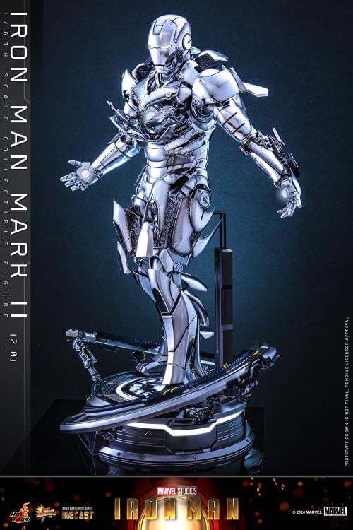 Iron Man MMS733D59 Iron Man Mark II (2.0) 1/6th Scale Collectible Figure Gallery Image 6