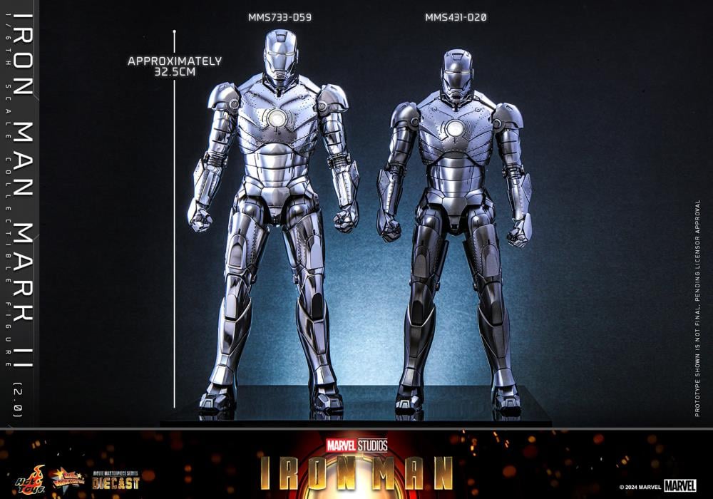 Iron Man MMS733D59 Iron Man Mark II (2.0) 1/6th Scale Collectible Figure Gallery Image 20