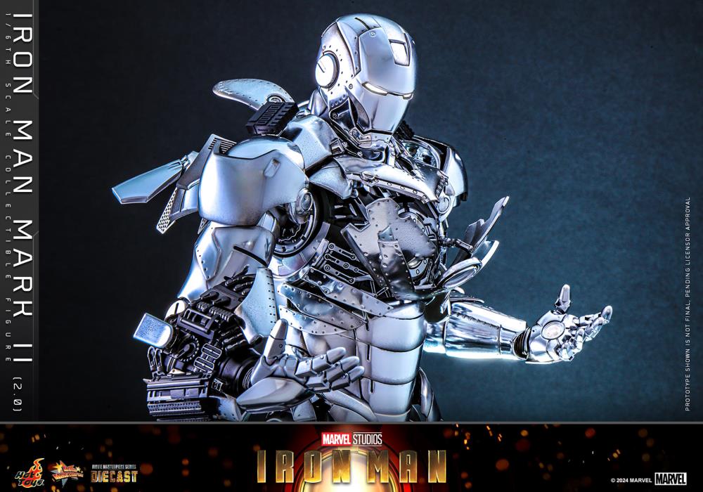 Iron Man MMS733D59 Iron Man Mark II (2.0) 1/6th Scale Collectible Figure Gallery Image 11