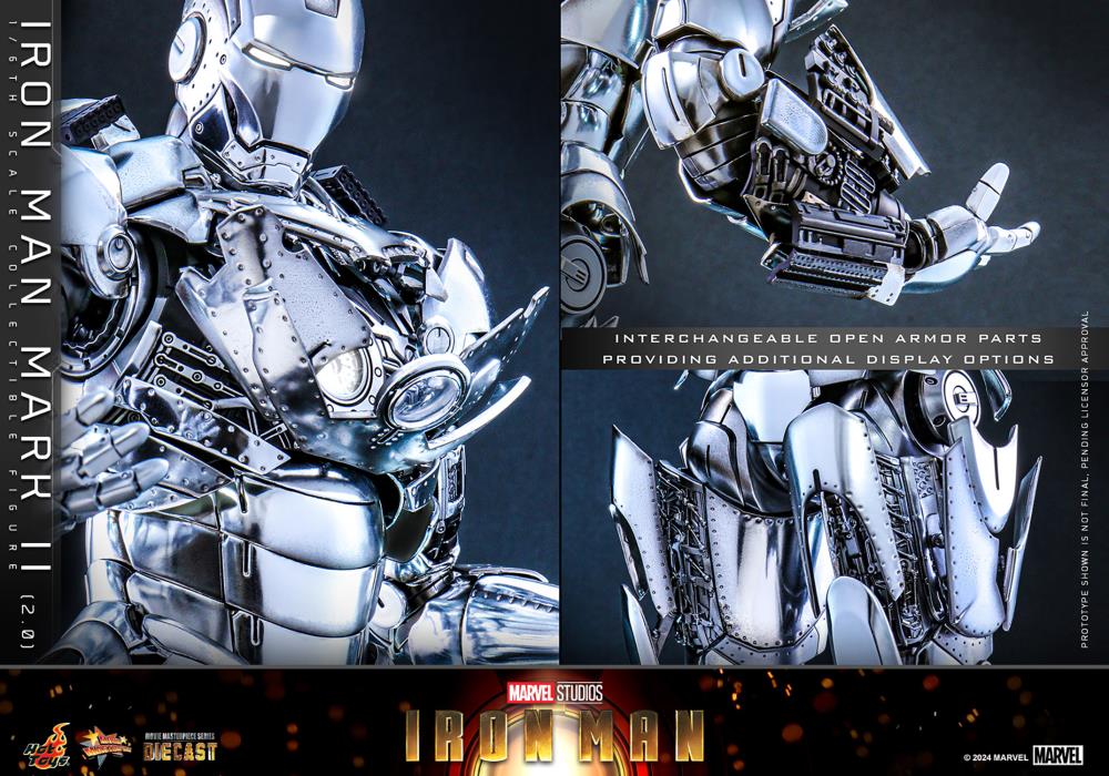Iron Man MMS733D59 Iron Man Mark II (2.0) 1/6th Scale Collectible Figure Gallery Image 22