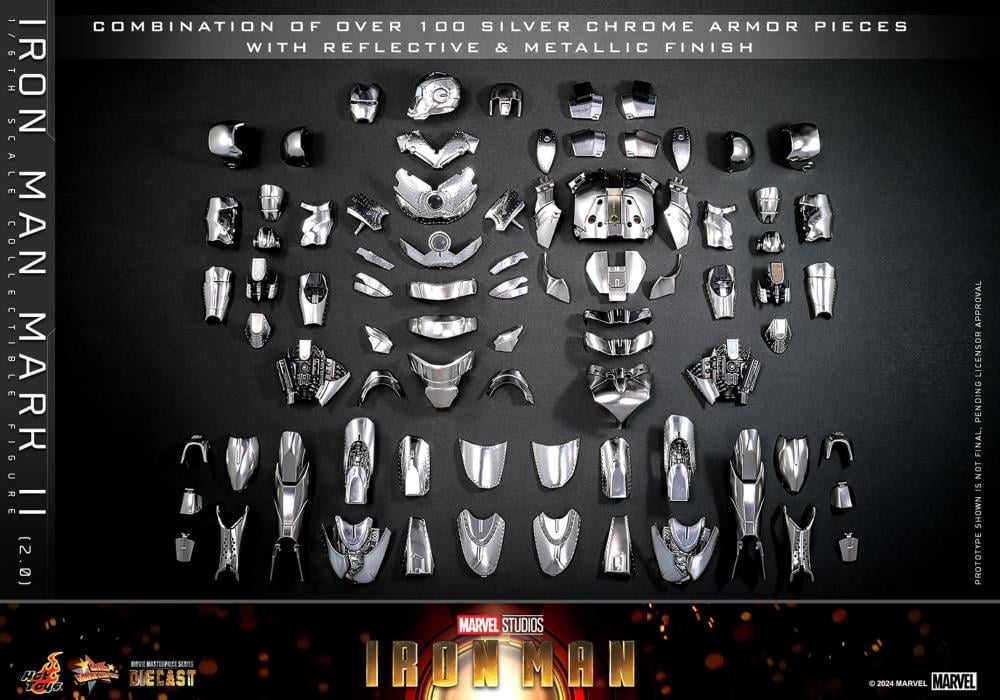 Iron Man MMS733D59 Iron Man Mark II (2.0) 1/6th Scale Collectible Figure Gallery Image 23
