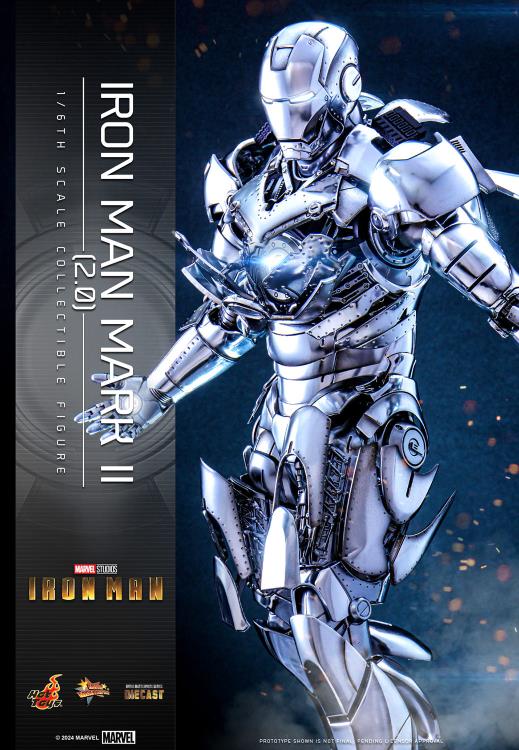 Iron Man MMS733D59 Iron Man Mark II (2.0) 1/6th Scale Collectible Figure Gallery Image 19
