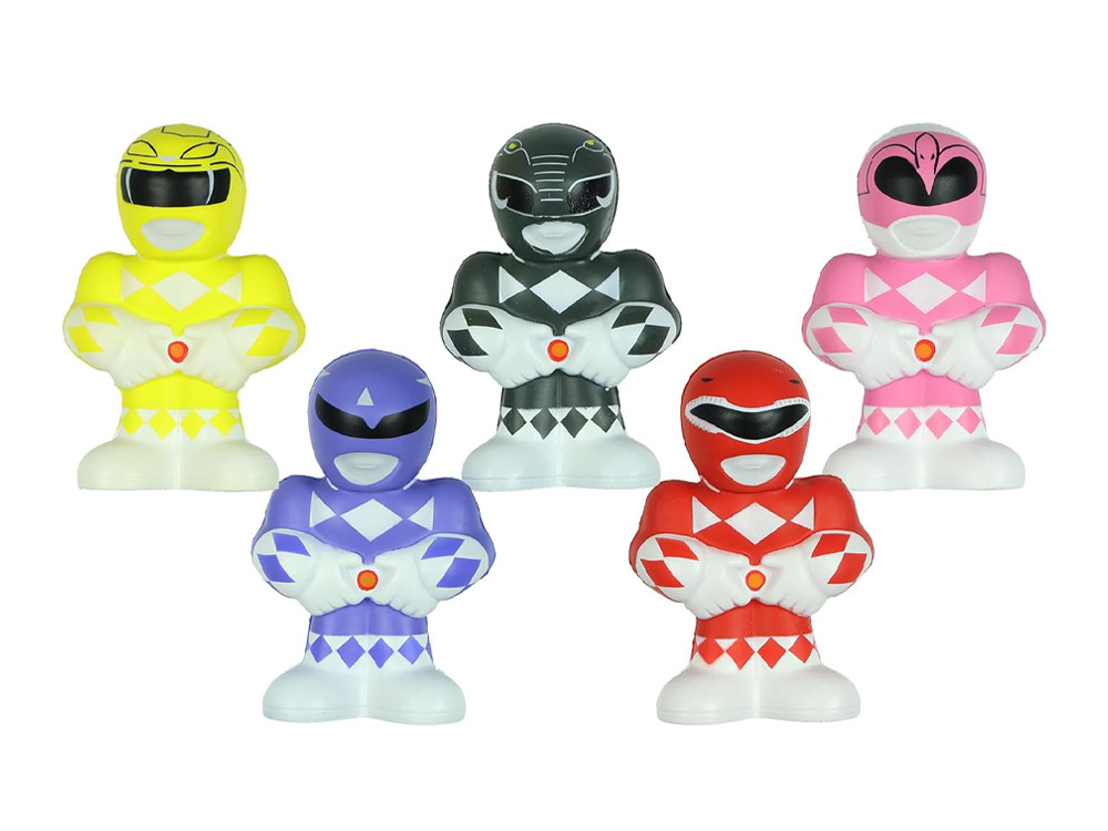 Mighty Morphin Power Rangers Smashies Set of 5 Stress Balls Gallery Image 1