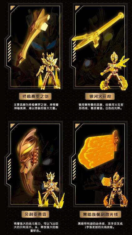 Ultraman Golden Ultraman 2024 Anniversary Version Set of 6 Model Kits Gallery Image 11