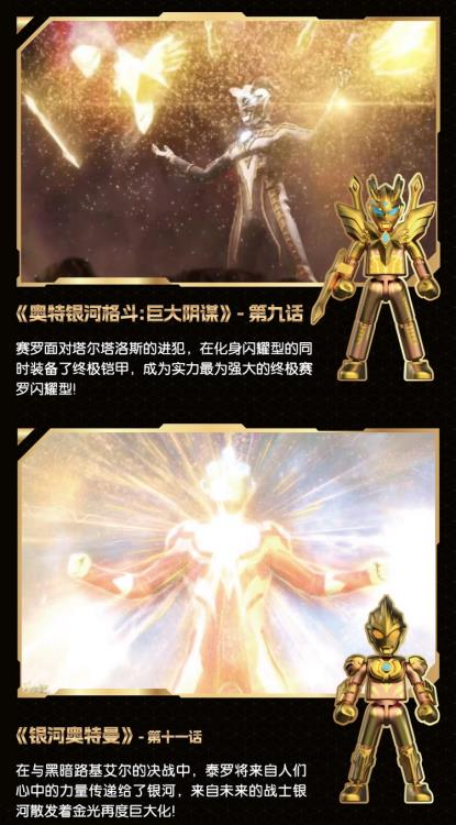 Ultraman Golden Ultraman 2024 Anniversary Version Set of 6 Model Kits Gallery Image 7