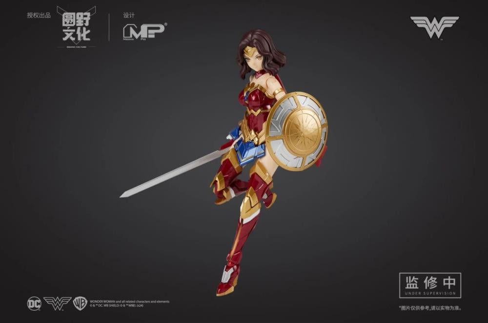 DC Comics DC-01 Wonder Woman (Classic Battle Suit & Golden Eagle Armor) 1/10 Scale Model Kit Gallery Image 11