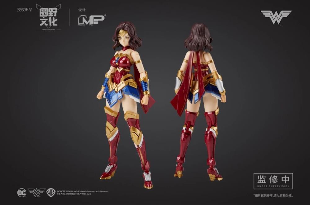 DC Comics DC-01 Wonder Woman (Classic Battle Suit & Golden Eagle Armor) 1/10 Scale Model Kit Gallery Image 8
