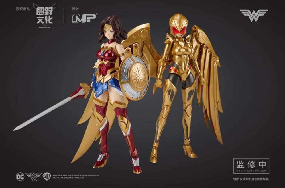 DC Comics DC-01 Wonder Woman (Classic Battle Suit & Golden Eagle Armor) 1/10 Scale Model Kit Gallery Image 3
