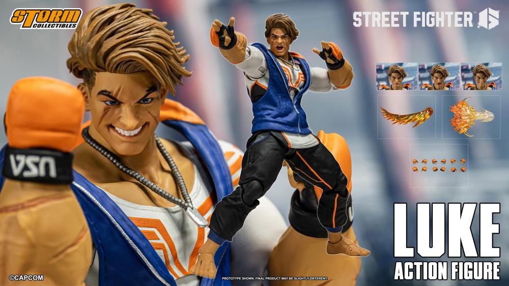 Street Fighter 6 Luke 1/12 Scale Action Figure Gallery Image 28