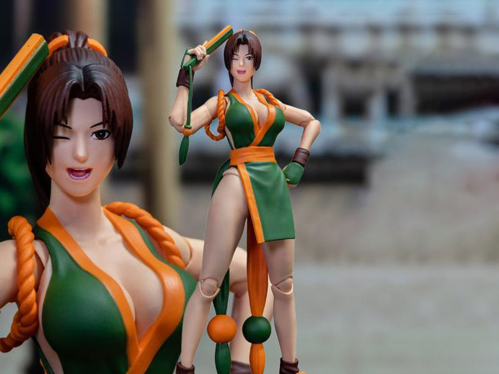 The King of Fighters '98 Ultimate Match Mai Shiranui (Green) 1/12 Scale Exclusive Action Figure Gallery Image 1