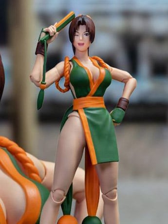 The King of Fighters '98 Ultimate Match Mai Shiranui (Green) 1/12 Scale Exclusive Action Figure Gallery Image 2