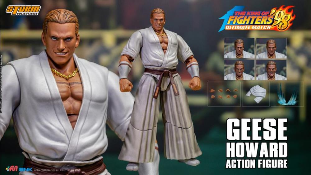 The King of Fighters '98 Geese Howard (Silver) 1/12 Scale