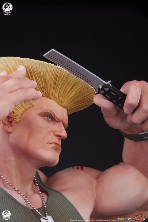 Street Fighter 6 Guile (Deluxe Ver.) 1/4 Scale Statue Gallery Image 14