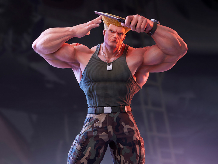 Street Fighter 6 Guile (Deluxe Ver.) 1/4 Scale Statue Gallery Image 1