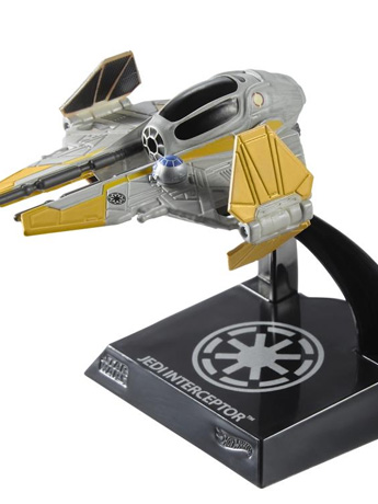 Star Wars Hot Wheels Starships Select Anakin Skywalker's Jedi Interceptor Gallery Image 2
