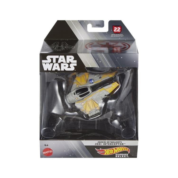 Star Wars Hot Wheels Starships Select Anakin Skywalker's Jedi Interceptor Gallery Image 8