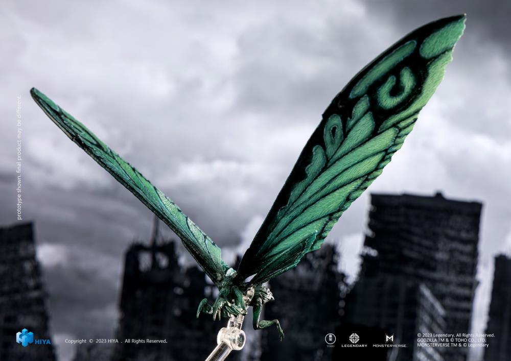 Godzilla: King of the Monsters Mothra (Emerald Titan) PX Previews Exclusive Action Figure Gallery Image 3
