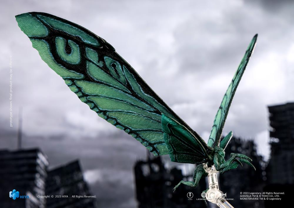 Godzilla: King of the Monsters Mothra (Emerald Titan) PX Previews Exclusive Action Figure Gallery Image 6