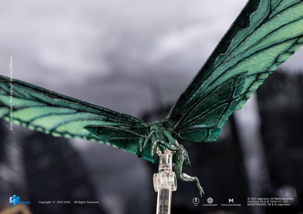 Godzilla: King of the Monsters Mothra (Emerald Titan) PX Previews Exclusive Action Figure Gallery Image 5