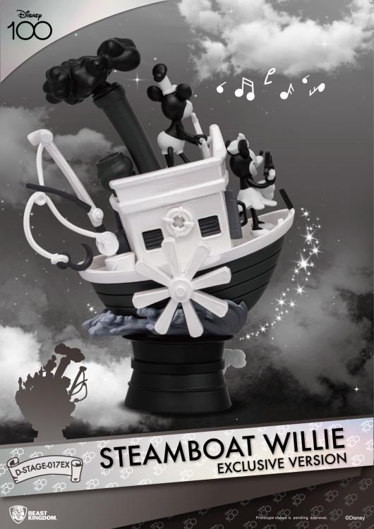 Disney D-Stage DS-017EX Steamboat Willie (Exclusive Ver.) Statue Gallery Image 5
