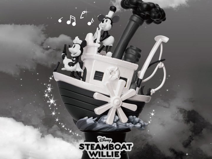 Disney D-Stage DS-017EX Steamboat Willie (Exclusive Ver.) Statue Gallery Image 1