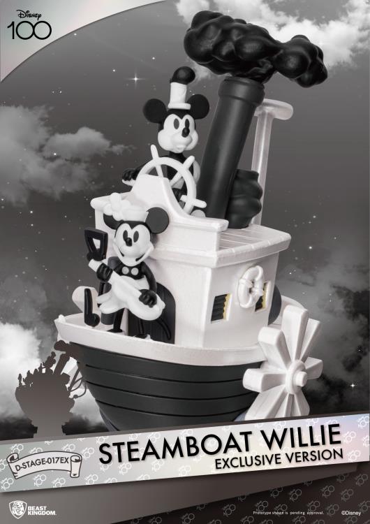 Disney D-Stage DS-017EX Steamboat Willie (Exclusive Ver.) Statue Gallery Image 6