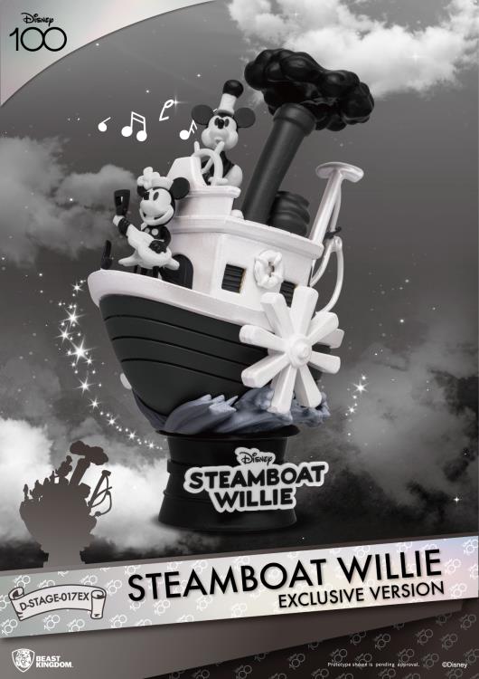 Disney D-Stage DS-017EX Steamboat Willie (Exclusive Ver.) Statue Gallery Image 4