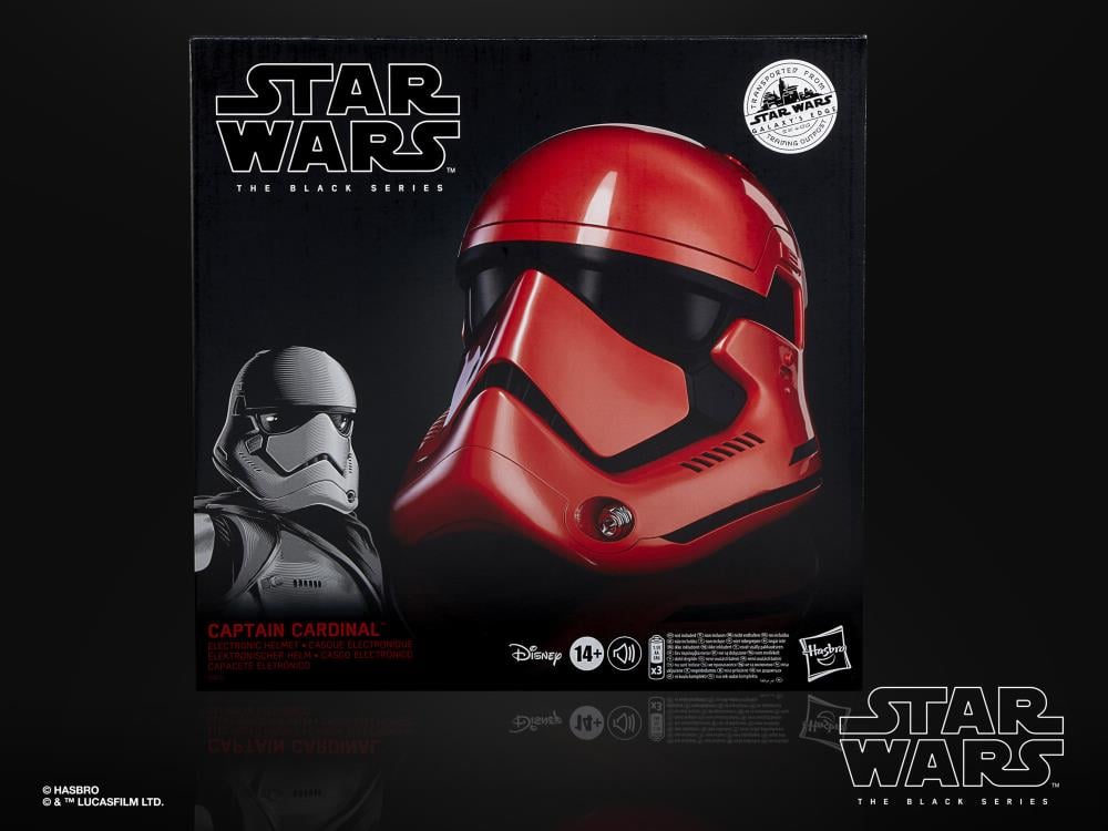 Star Wars: The Black Series Captain Cardinal (Galaxy's Edge) 1:1 Scale Wearable Electronic Helmet Gallery Image 8