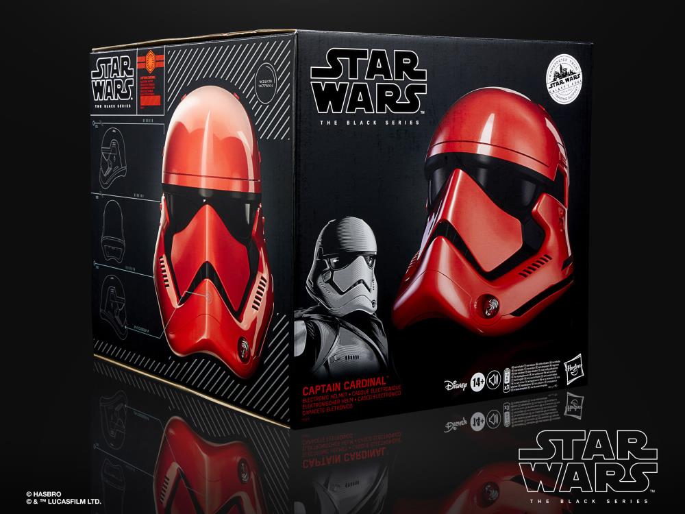 Star Wars: The Black Series Captain Cardinal (Galaxy's Edge) 1:1 Scale Wearable Electronic Helmet Gallery Image 10