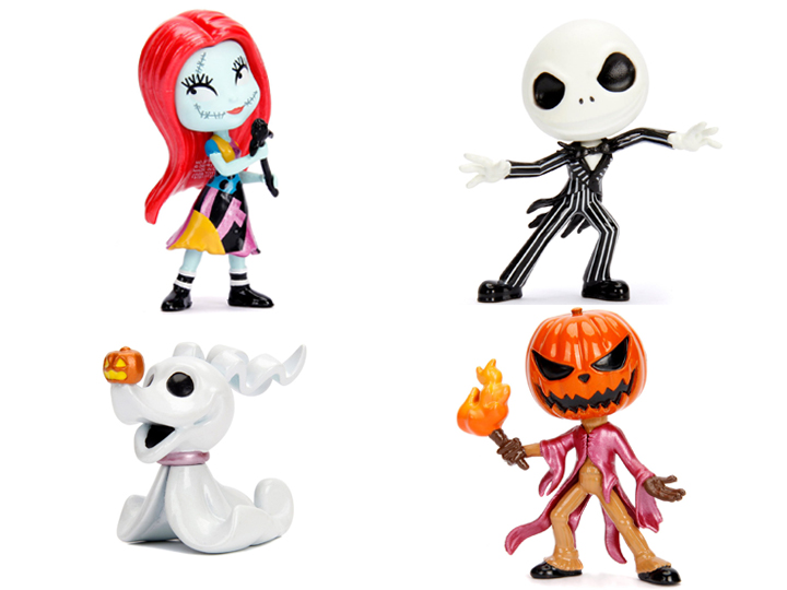 The Nightmare Before Christmas MetalFigs 2.5" Mini Figure Four-Pack Gallery Image 1