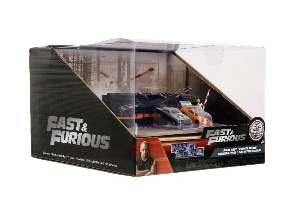 Fast & Furious Nano Scene Final Race Diorama Set Gallery Image 9