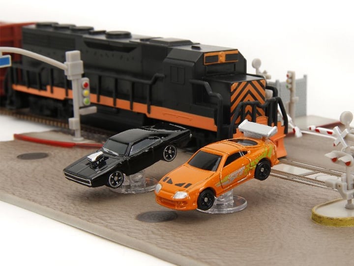 Fast & Furious Nano Scene Final Race Diorama Set Gallery Image 1