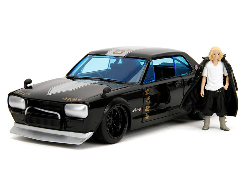Tokyo Revengers Hollywood Rides Die-Cast Mikey & 1/24 Scale '71 Nissan GTR Gallery Image 3