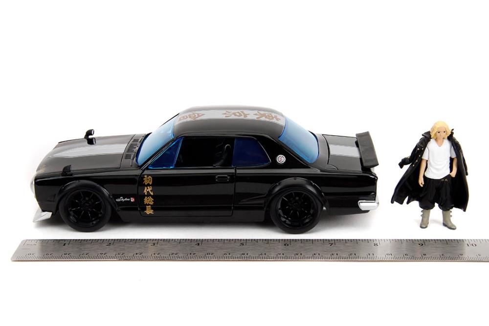 Tokyo Revengers Hollywood Rides Die-Cast Mikey & 1/24 Scale '71 Nissan GTR Gallery Image 12