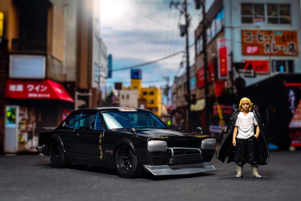 Tokyo Revengers Hollywood Rides Die-Cast Mikey & 1/24 Scale '71 Nissan GTR Gallery Image 15